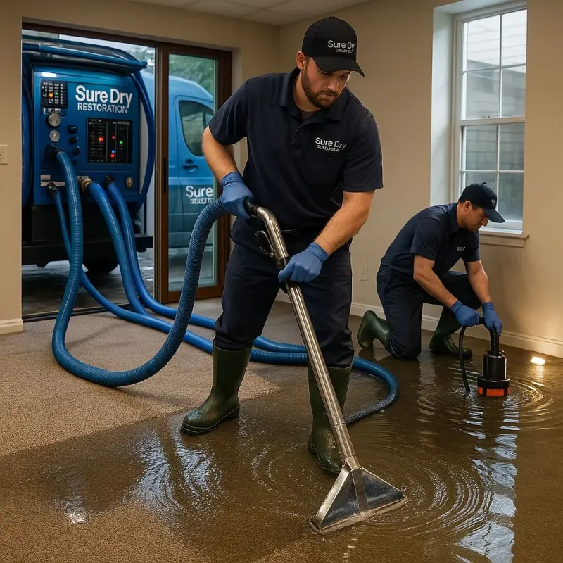 Water Extraction and Removal process in Braddock, PA